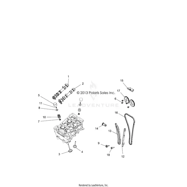 Engine: Valves And Camshafts - 2016 Polaris Rzr 900/900 Eps 1