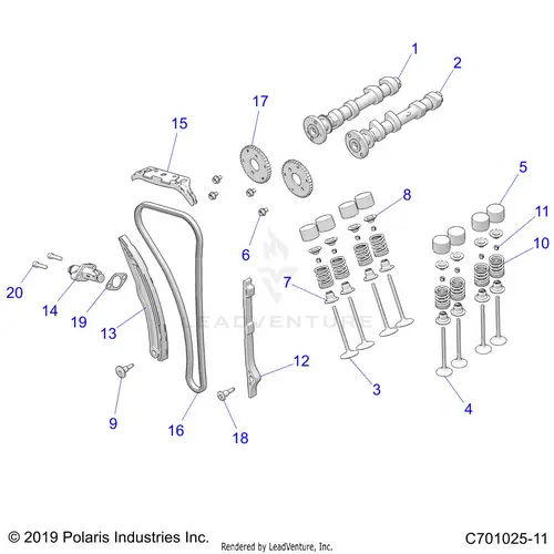 Engine: Valves And Camshafts - 2021 Polaris Rzr 900 Trail/Trail S 1
