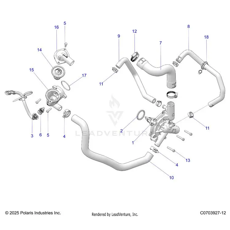 Engine: Waterpump And Bypass - 2024 Polaris General Xp 4 1000 Sport 1
