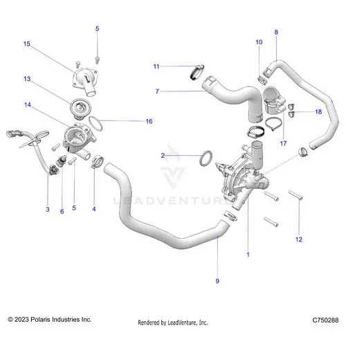 Engine: Waterpump And Bypass - 2026 Polaris Rzr Pro S Ultimate 1