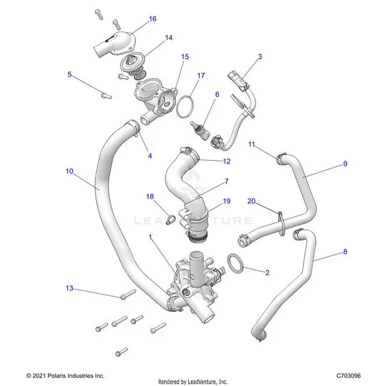 Engine: Waterpump And Bypass - 2026 Polaris Rzr Xp S 1000 Ultimate 1