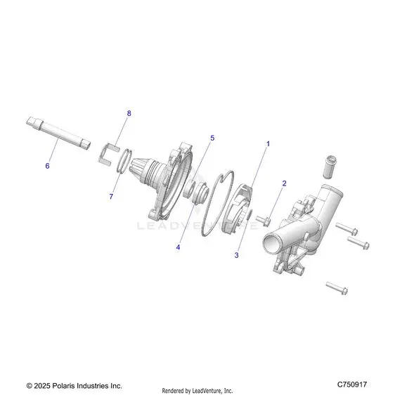 Engine: Waterpump Assembly - 2026 Polaris Rzr Xp S 1000 Sport 1