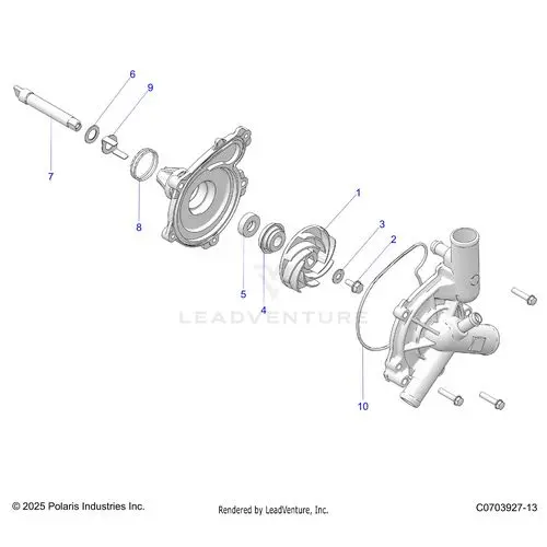 Engine: Waterpump Assembly - 2026 Polaris Rzr Xp S 1000 Ultimate 1