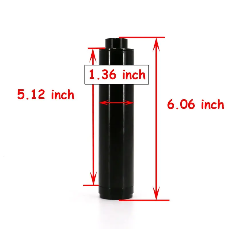 Fuel Filter 1/2 28" 5/8 24" New Aluminum For Napa 4003 Wix 24003 2