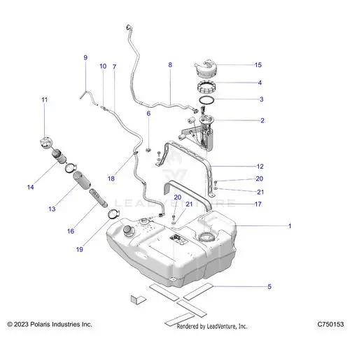 Fuel: System Std. - 2025 Polaris Rzr Pro R 4 Race Replica Le Evap 1