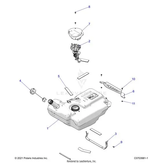 Fuel: System Tank - 2026 Polaris Rzr Xp 1000 Sport 1