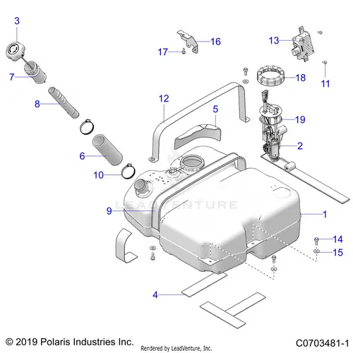 Fuel: Systems & Fuel Tank - 2022 Polaris Rzr Pro Xp 4 Ultimate 1