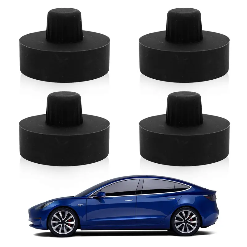 Jack Lift Pad For Tesla Model 3, Y, S, X Lifting Jack Pads Sturdy Adapter Tool Jack Point Pad Protects Battery,Paint & Chassis From Damage 4 Pack 1