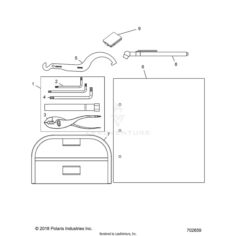 Reference: Owners Manual And Tool Kit - 2019 Polaris General 1000 Eps 1