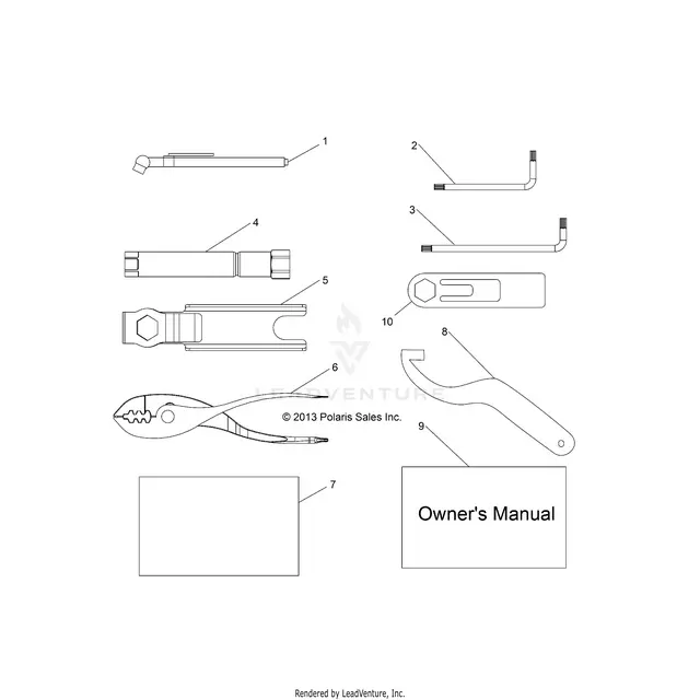 References: Tool Kit And Owners Manual - 2018 Polaris Rzr 570 Eps 1