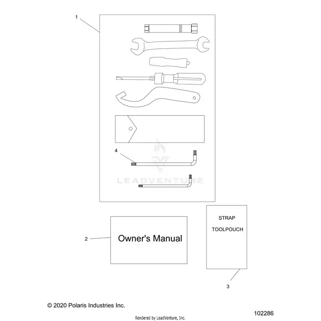 References: Tool Kit And Owners Manual - 2022 Polaris Rzr 200 1