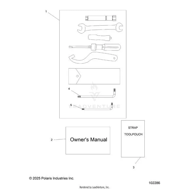 References: Tool Kit And Owners Manual - 2026 Polaris Rzr 200 Md 1