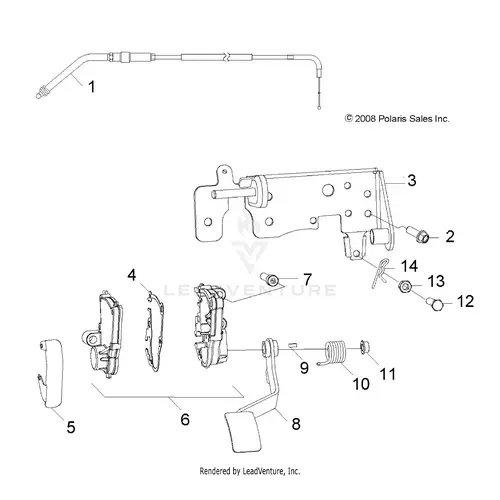 Steering: Controls And Throttle - 2016 Polaris Rzr 170 1