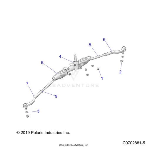 Steering: Gear Box - 2020 Polaris Rzr Pro Xp 1