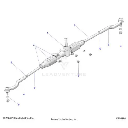 Steering: Gear Box - 2025 Polaris Rzr Pro Xp 4 Sport 1