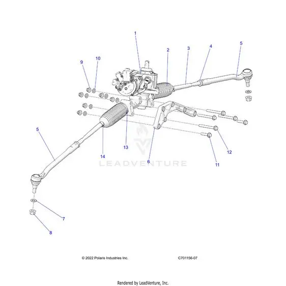Steering: Gear Box W/Eps And Related - 2022 Polaris Rzr Pro R 4 Ultimate 1