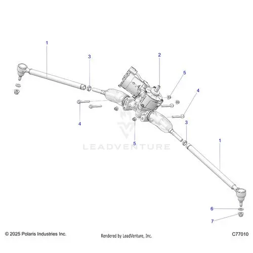 Steering: Gearbox And Tie Rods - 2026 Polaris Rzr Pro R Race H.O. 1