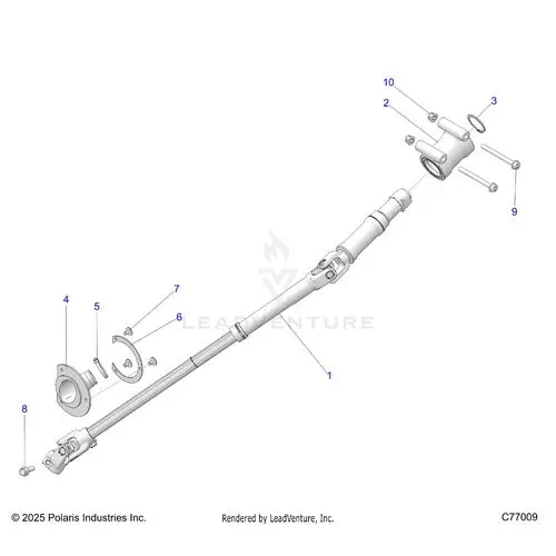 Steering: Linkage & Tilt - 2025 Polaris Rzr Pro R Race 1