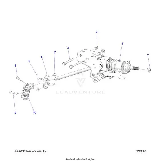 Steering: Linkage Tilt And Related Premium - 2023 Polaris Rzr Pro R Sport/Premium 1