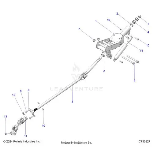 Steering: Linkage Tilt And Related Premium - 2025 Polaris Rzr Pro R 4 Sport 1