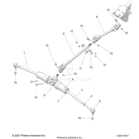 Steering: Lower - 2022 Polaris Rzr 200 1