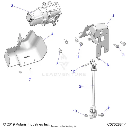 Steering: Lower - 2024 Polaris Rzr Pro Xp 4 Premium 1
