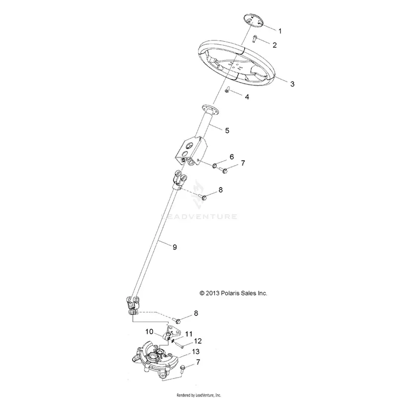 Steering: Post - 2015 Polaris Rzr 170 1