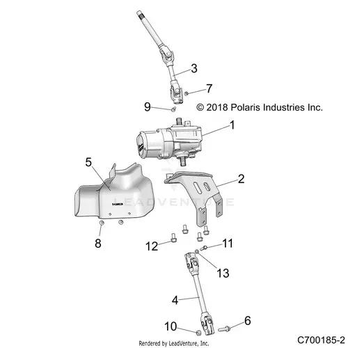 Steering: Power Steering And Shafts - 2021 Polaris Rzr Trail 1