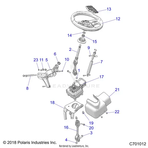 Steering: Power Steering Asm. - 2020 Polaris Rzr Trail 900 1