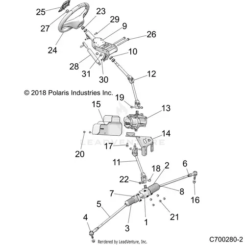 Steering: Power Steering Asm. - 2020 Polaris Rzr Xp 4 1000 1