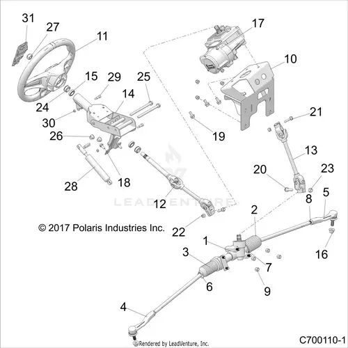 Steering: Power Steering Asm. - 2022 Polaris Rzr Rs1 Eps 1