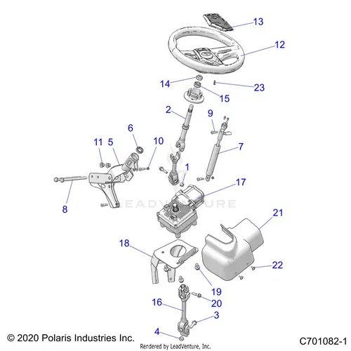 Steering: Power Steering Asm. - 2023 Polaris Rzr 900 Trail 1