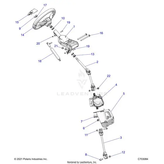 Steering: Power Steering Asm. - 2023 Polaris Rzr Xp 1000 Premium 1