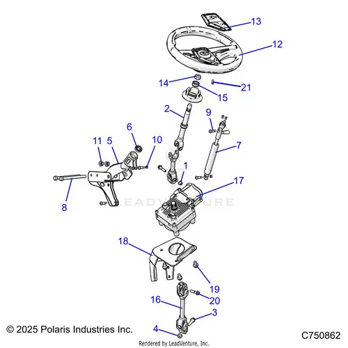 Steering: Power Steering Asm. - 2026 Polaris Rzr 900 Trail Ultimate 1