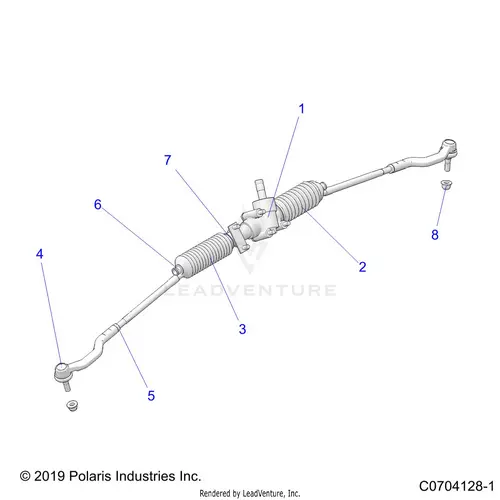 Steering: Rack And Pinion - 2021 Polaris Rzr Xp Turbo 1