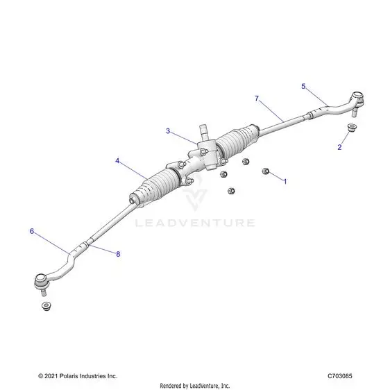 Steering: Rack And Pinion - 2024 Polaris Rzr Xp 1000 Premium 1