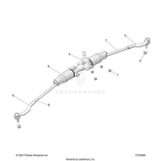 Steering: Rack And Pinion - 2025 Polaris Rzr Xp 1000 Premium 1