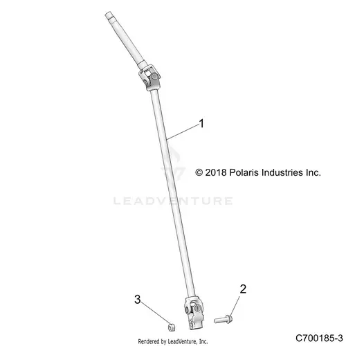 Steering: Shaft - 2022 Polaris Rzr Trail 570 1