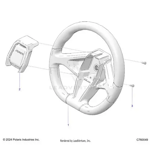 Steering: Wheel - 2025 Polaris Rzr Pro Xp 4 Premium 1