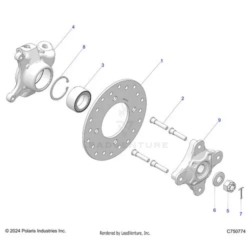 Suspension: Front Carrier And Hub - 2026 Polaris Rzr Pro Xp Sport 1