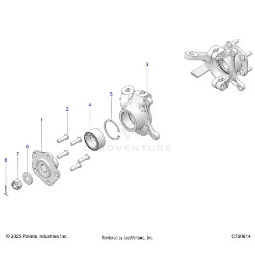 Suspension: Front Carrier And Hub - 2026 Polaris Rzr Xp S 4 1000 Sport 1