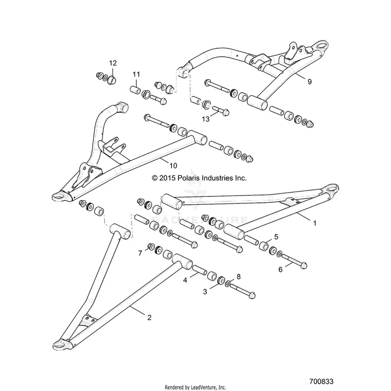 Suspension: Front Control Arms - 2016 Polaris General 1000 Eps 1
