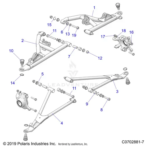 Suspension: Front Control Arms - 2022 Polaris Rzr Pro Xp 4 Ultimate 1