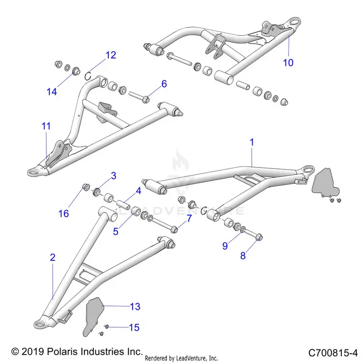 Suspension: Front Control Arms - 2024 Polaris General Xp 1000 Premium 1