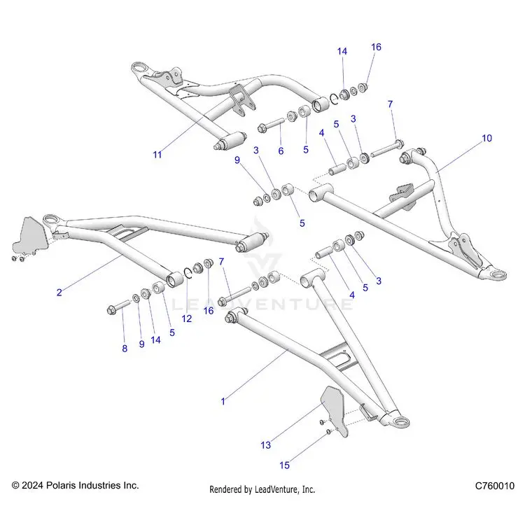 Suspension: Front Control Arms - 2025 Polaris General Xp 1000 Sport 1