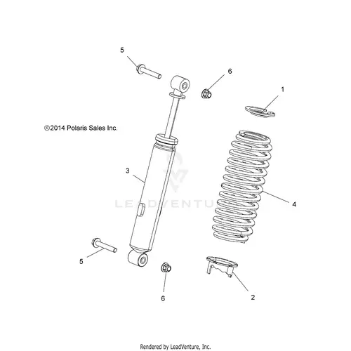 Suspension: Front Shock - 2016 Polaris Rzr 900/900 Eps 1
