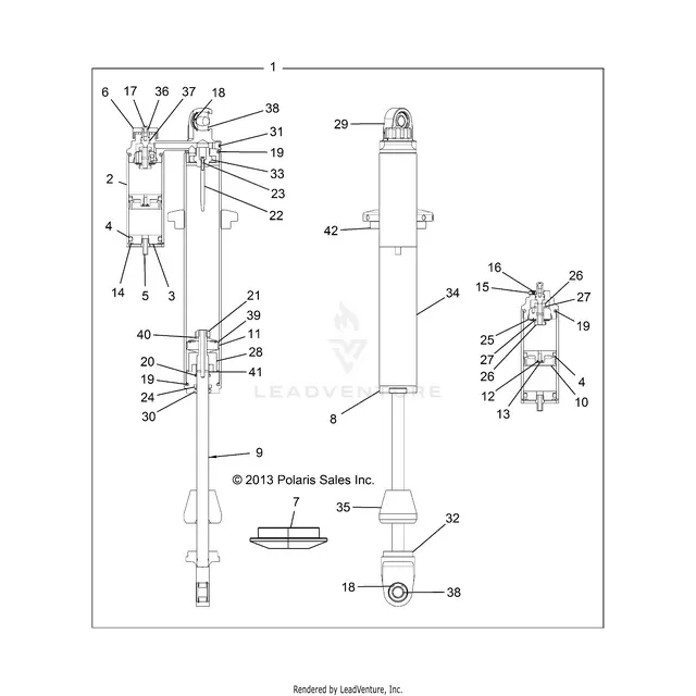 Suspension: Front Shock - 2016 Polaris Rzr Xp 4 1000 1