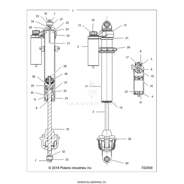 Suspension: Front Shock - 2022 Polaris Rzr Xp 1000 Sport 1