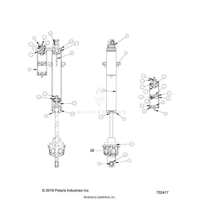Suspension: Front Shock Internals - 2018 Polaris Rzr Rs1 1