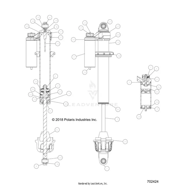 Suspension: Front Shock Internals - 2018 Polaris Rzr Xp 4 1000 1